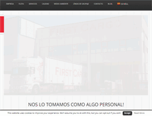Tablet Screenshot of firstcargo.com
